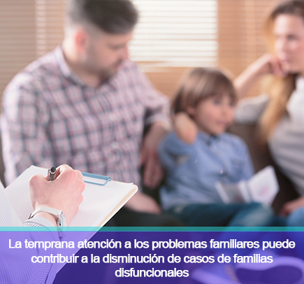 Familia en terapia de psicológica